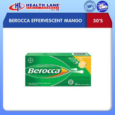 BEROCCA EFFERVESCENT MANGO (30'S)
